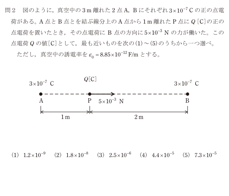 令和7年度 下期 理論 問2 の問題文